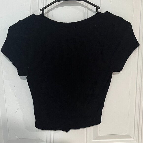 Bozzolo Ribbed Cropped Tee - Picture 3 of 4